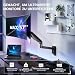 ARES WING 24-57" Monitor Wandhalterung für 1 Monitore bis 27 kg/arm,Schwarz