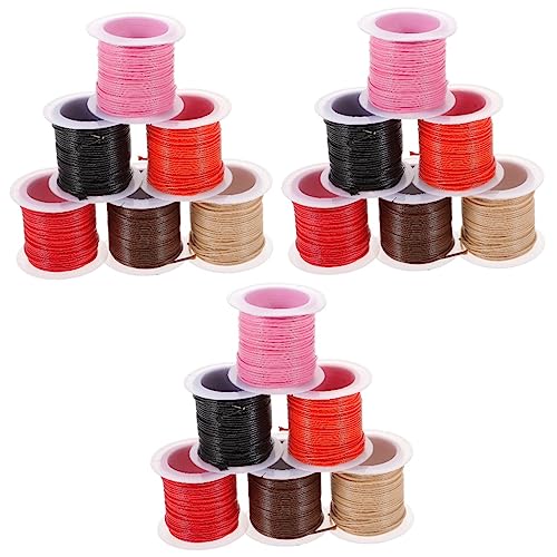 Corde Cire pour Bijoux Fil à Perles Tissage Macramé et Artisanat d'Art