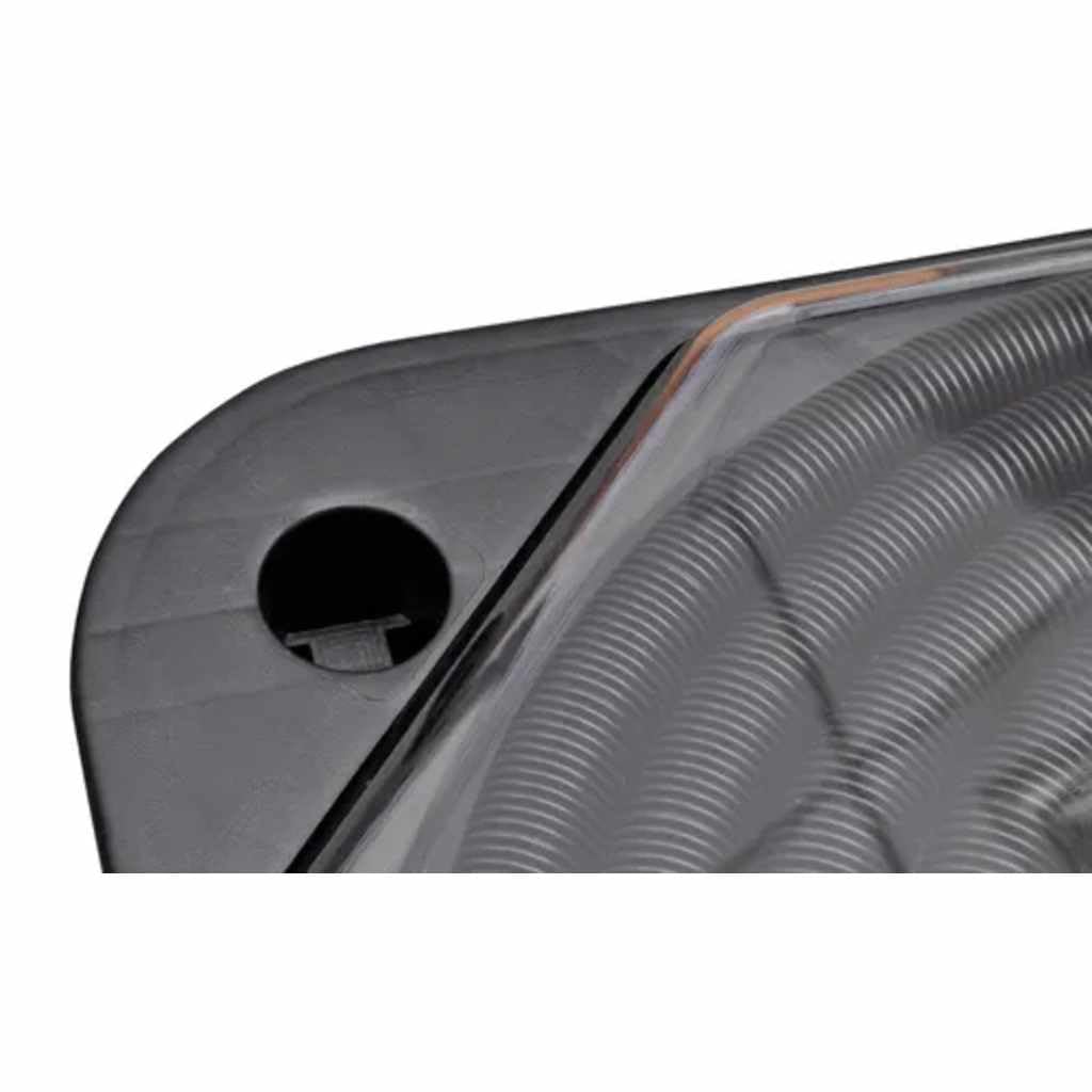 Lot de 5 chauffages solaires Piscine 735 W, capteurs Thermiques dôme 71,5 x 71,5 cm, kit Complet avec raccords tuyaux, Pompe Chaleur Solaire pour Bassin Hors Sol et enterré