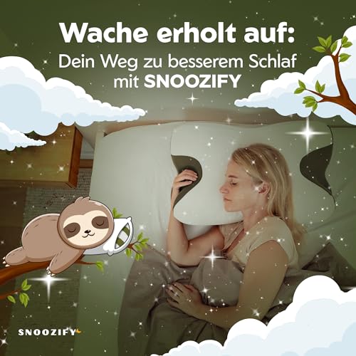 Snoozify Orthopädisches Kopfkissen - Ergonomisches Kissen für Nackenschmerzen als...