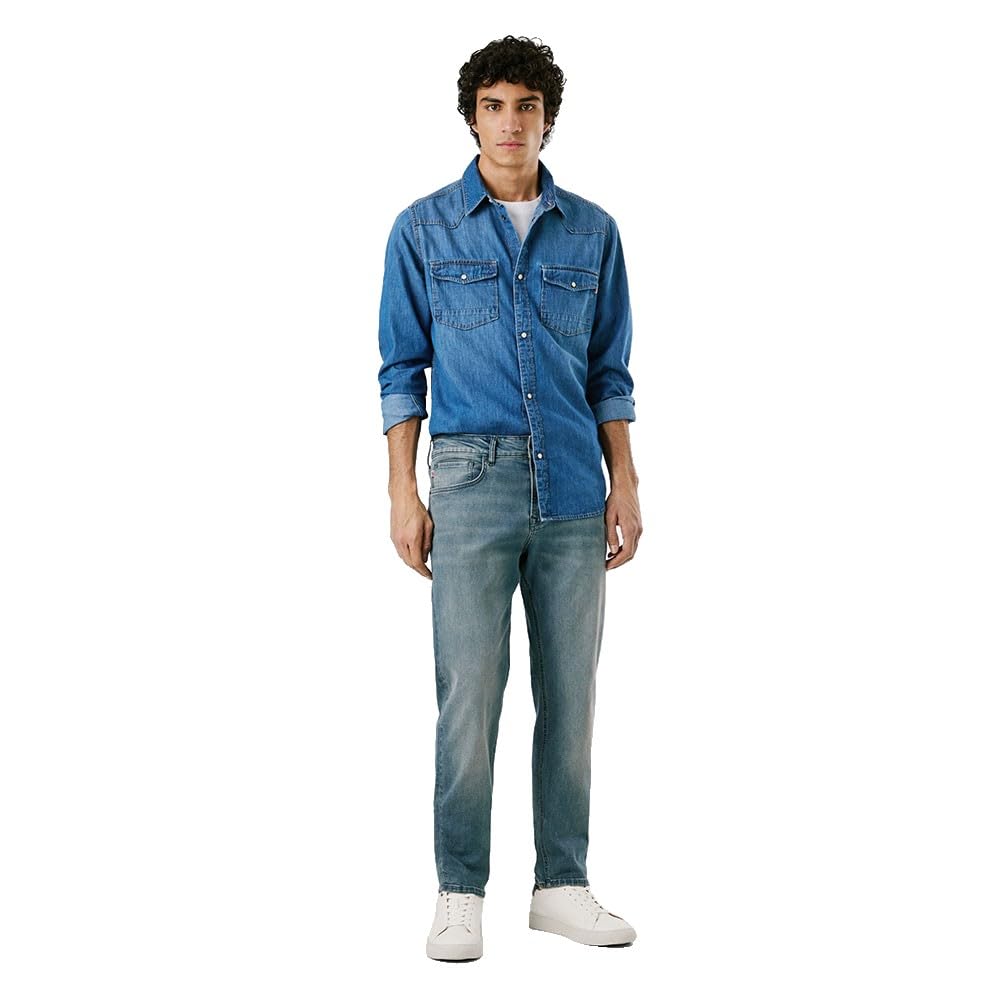 Pepe Jeans - Straight Jeans Cash, Jeans Uomo