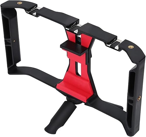Miniatura 8 de Plataforma de video para teléfono inteligente, agarre de jaula de video para teléfono con soporte de zapata fría, estuche para vlogging,