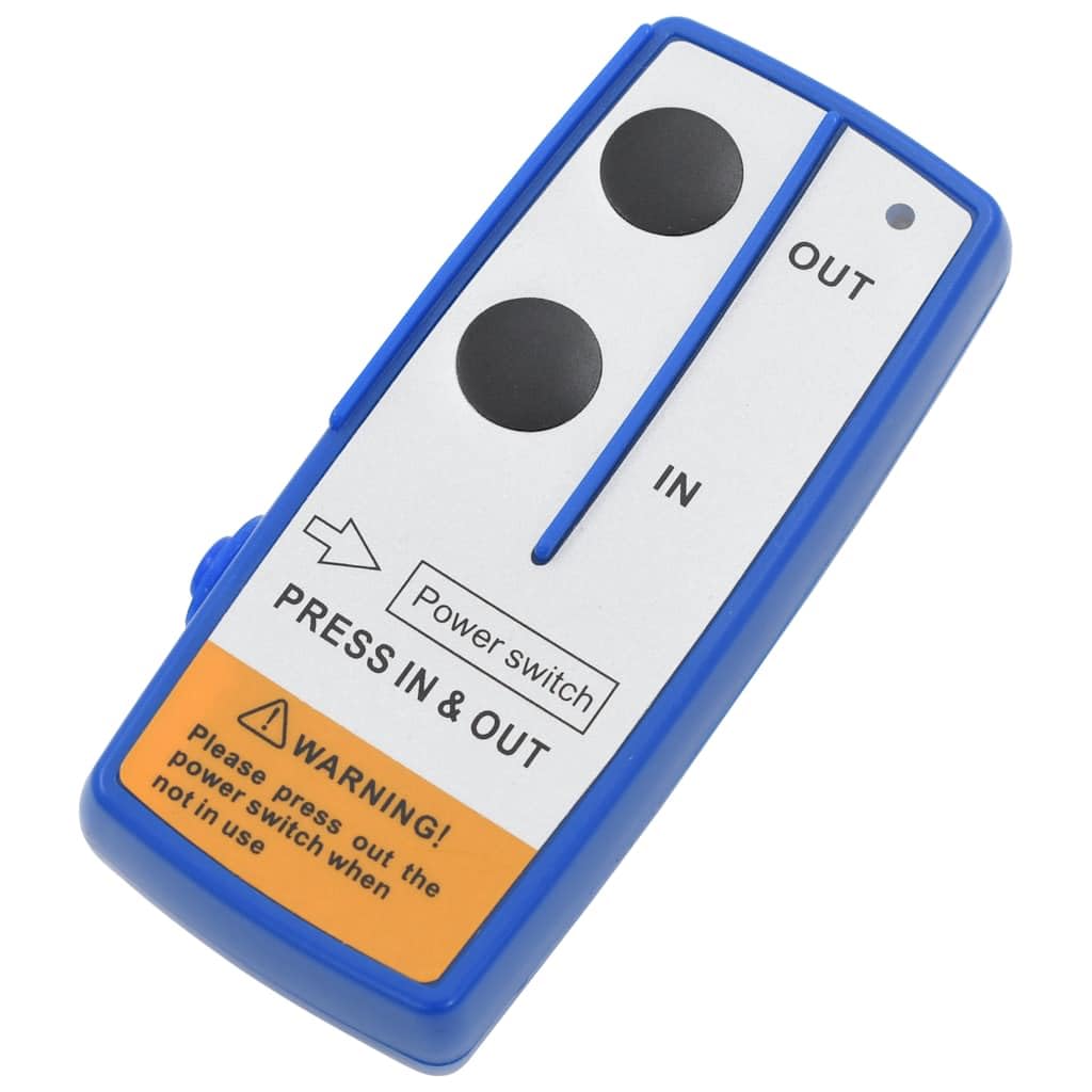 Set di 2 telecomandi radio per verricello da 12 V, con ricevitore, portata 23 m, 433 MHz