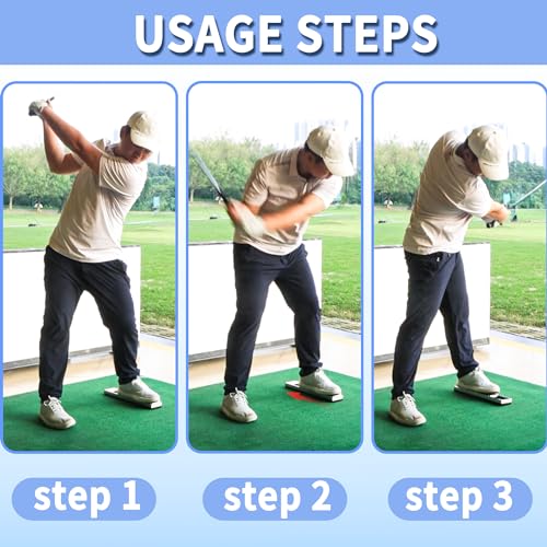 THE GOLFER STORE Golf Swing Training Aid, Golf Swing Leg Gravity Pedal, Precision Hip Rotation, Indoor/Outdoor Golf Swing Posture Correction Exerciser by THE GOLFER STORE - Used condition - Image 4