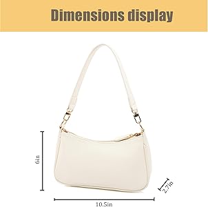 Amazon.com: Gumhay Shoulder Bag for Women with 2 Removable