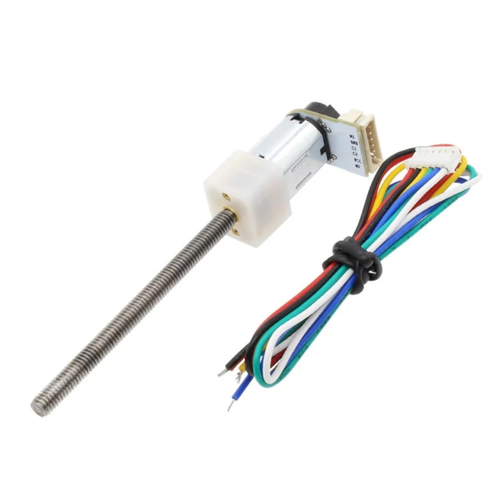 Réducteur de moteur de réducteur d'encodeur de Hall en métal Micro d'arbre fileté de 55mm 7PPR