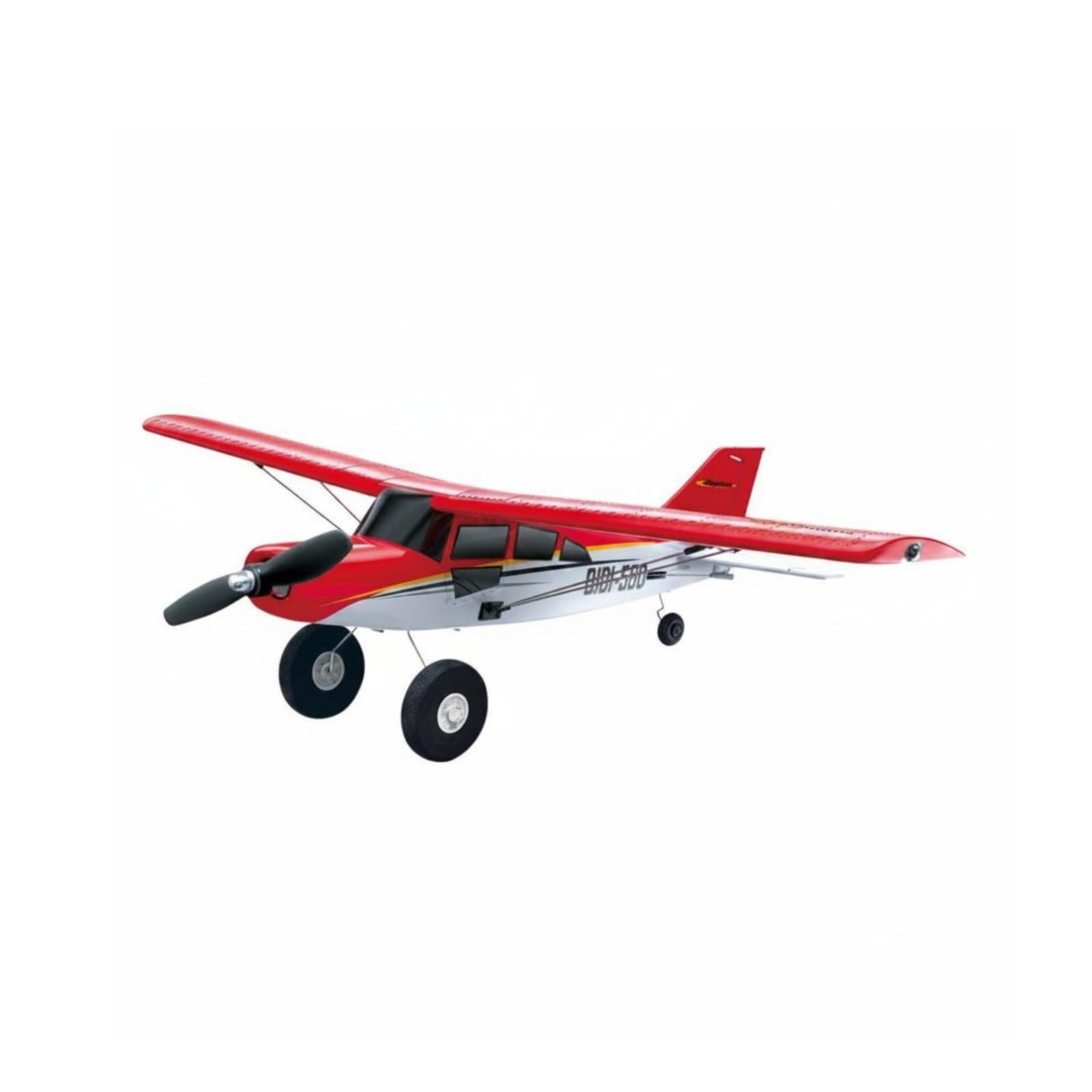 Aereo Acrobatico in Schiuma Facile da Controllare Modello Aereo Ad Superficie Alare Fissa Leggero Velivolo RC in Schiuma per Principianti, Bambini, Rosso