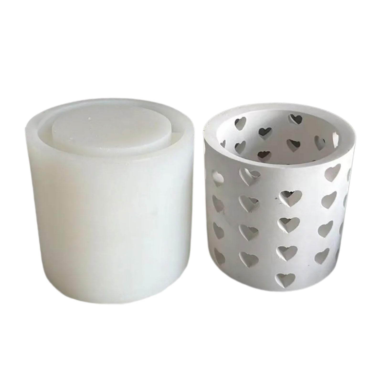 Moule en silicone cœur photophore pour créer des cadeaux faits main