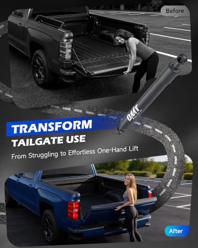 Image of Orion Motor Tech Compatible with 04-14 F150 and 06-08 Lincoln Mark LT Tailgate Assist, Truck Tail Gate Lift Assist Tailgate Shock Compatible with 2004-2014 Ford F-150 & 2006-2008 Lincoln Mark LTS