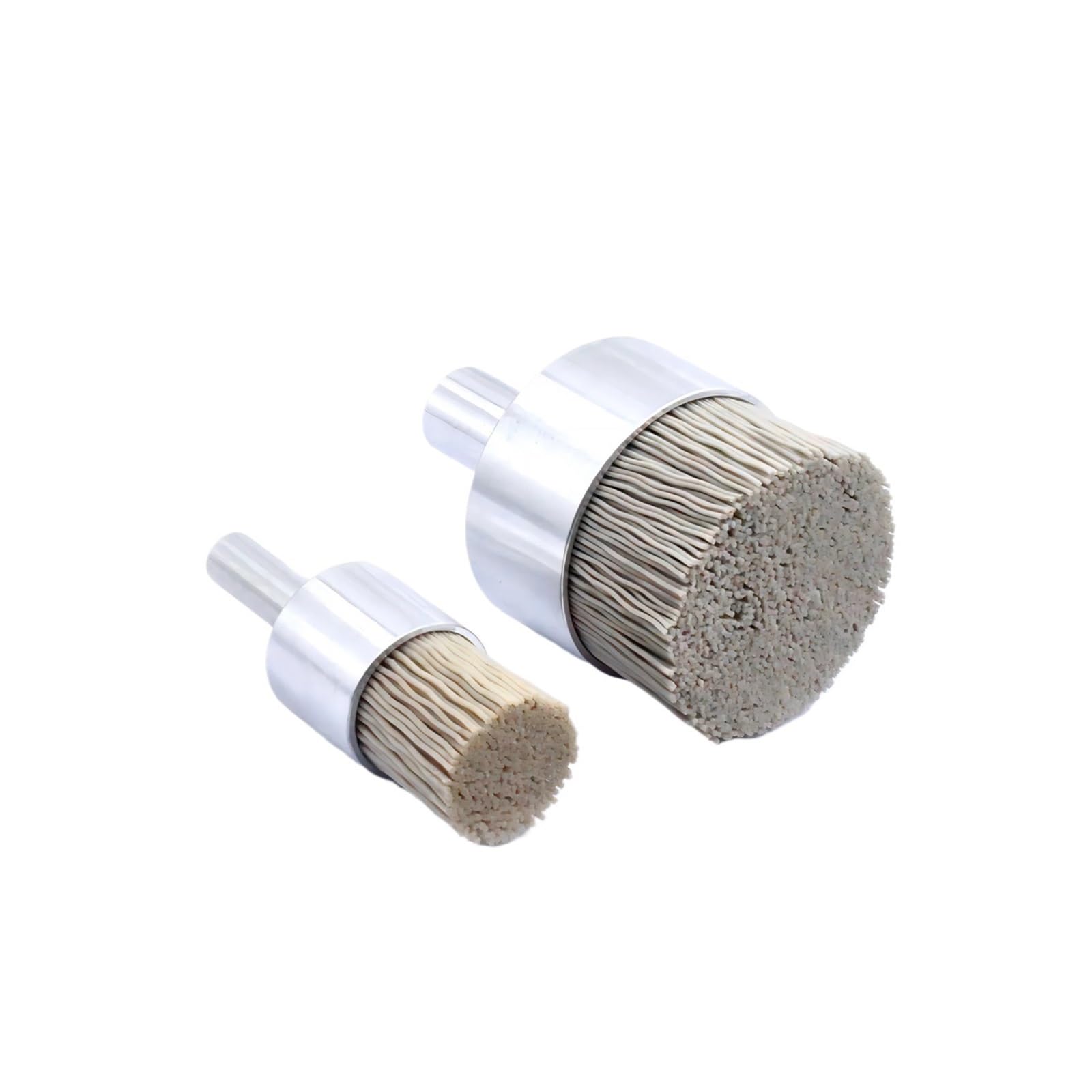 Szczotka druciana ze stali węglowej, Zestaw szczotek końcowych z tlenku glinu, nylonu ściernego, akcesoria do wierteł, 4-28 mm, ziarno 240-500(0.98in(25mm) 240Grit)