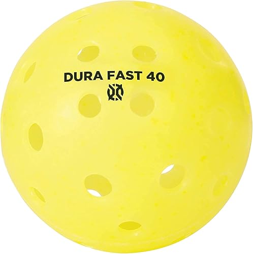 Dura Fast 40 Pickleballs  Bolas de Pickleball al aire libre neón o amarillo aprobadas por USAPA y sancionadas para torneos, Perfomance profesional