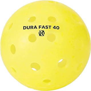 Dura Fast 40 Pickleballs | Outdoor Pickleball Balls Neon or Yellow USAPA Approved and Sanctioned for Tournament Play, Professional Perfomance…