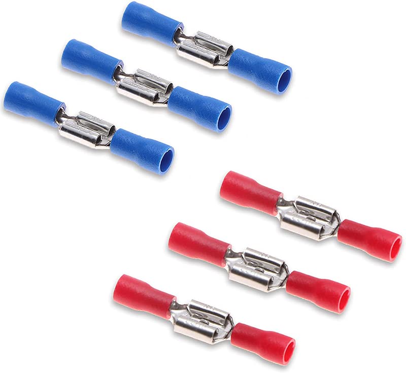 500pcs Insulated Cable Connector Electrical Wire Crimp Spade Butt Ring Fork Set Ring Lugs Rolled Terminals Assorted Kit VUQLDHAYZ