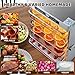 Food-Dehydrator Machine 9 Stainless Steel Trays, 1000W Fruit Dehydrator,7.7ft² Meat Dryer for Jerky,190ºF Temperature Control,24H Timer Dryer Machine for Herbs,Beef
