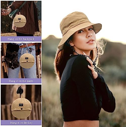 YAMEIZE Chapeau De Seau à Large Bord Ajustable Pour - Femmes Hommes