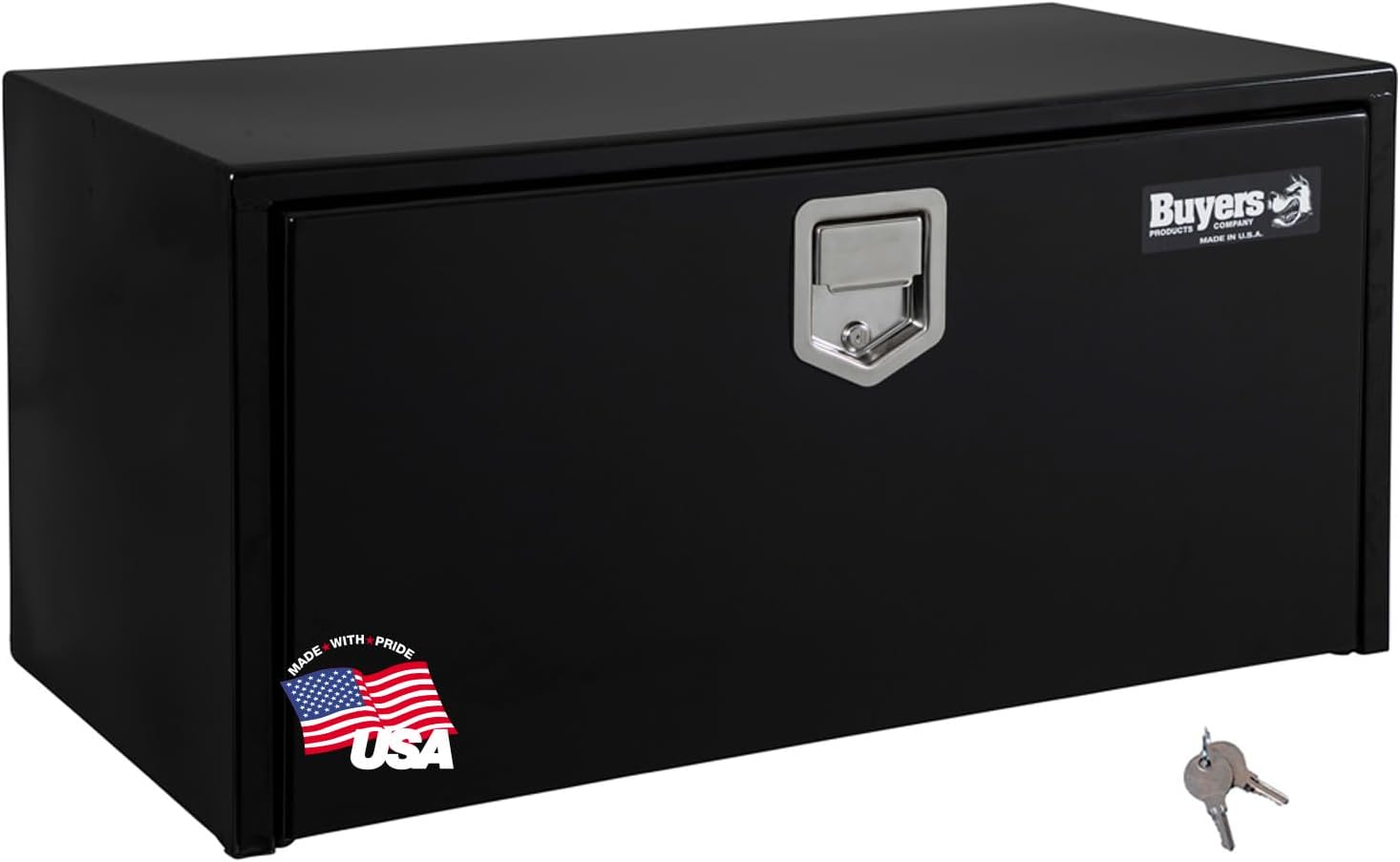 Buyers Products 1703100 Steel Underbody Truck Box with Lockable Paddle Latch