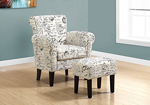 Monarch Specialties Accent Chair, Beige, 33" L x 28.5" D x 35.5" H Monarch Specialties Accent Chair, Beige, 33" L x 28.5" D x 35.5" H