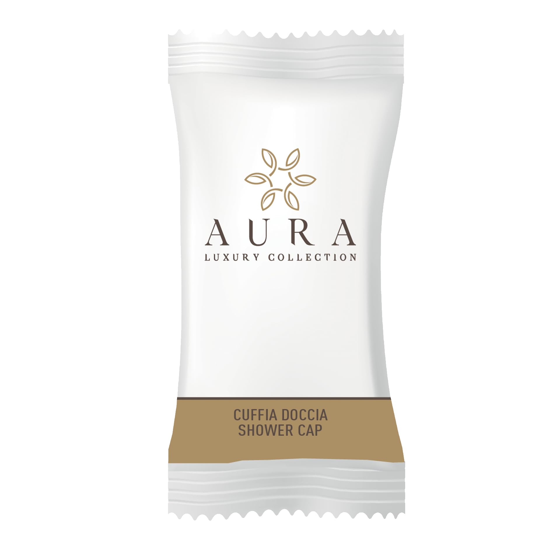 Aura Luxury Collection ® Einweg-Haarhaube zur Verwendung unter der Dusche Einheitsgröße mit Gummiband… (160)