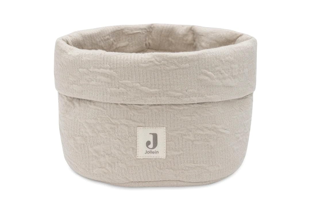 Jollein 580-608-67051 Pflegekörchen/Wickeltischkörbchen Soft Waves nougat