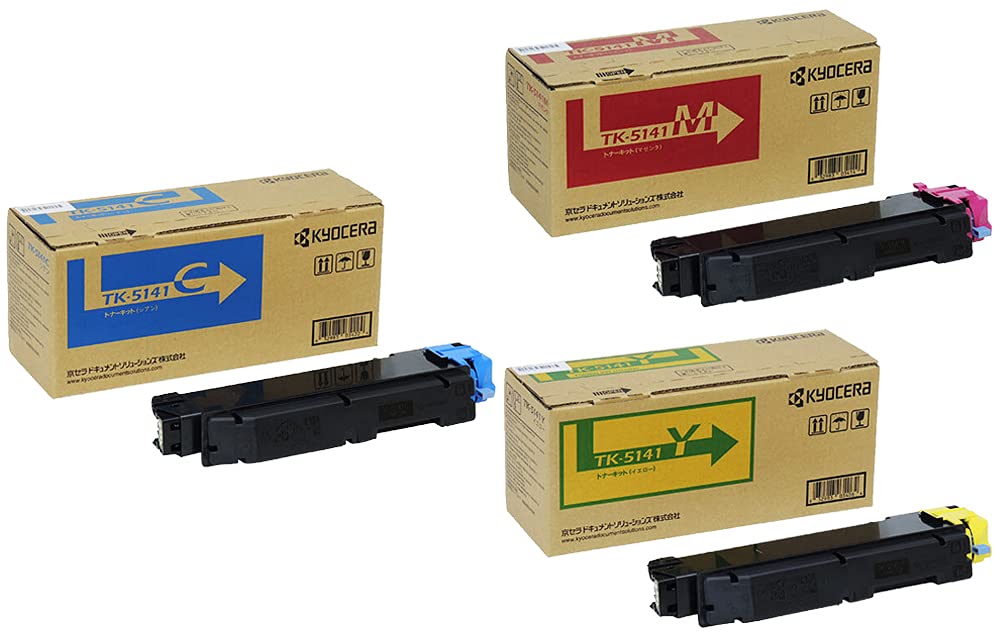 Amazon.co.jp: 京セラ トナーカートリッジTK-5141 カラー3色セット