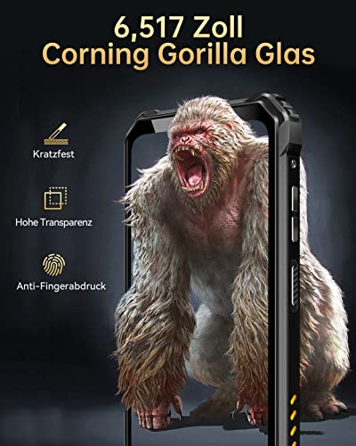 OUKITEL WP23 Android 13 Outdoor Handy 10,600 mAh Rugged Smartphone 6,517 Zoll HD+ 7GB+64GB 1TB...