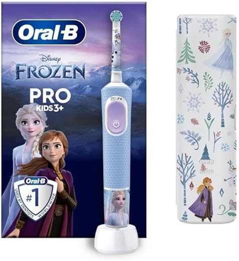 Oral b-Braun – Cepillo eléctrico recargable para niños Oral b – Braun Vitality Frozen.