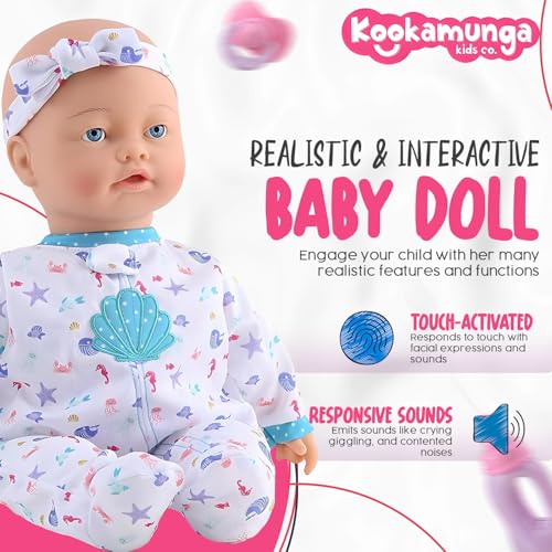 Kookamunga Kids 16750 16 Inch Interactive Baby Doll thumb #1