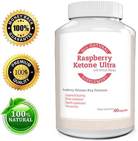 Raspberry Ketone Plus Ultra with African Mango Extract-Natural Weight Loss-30 Day Supply