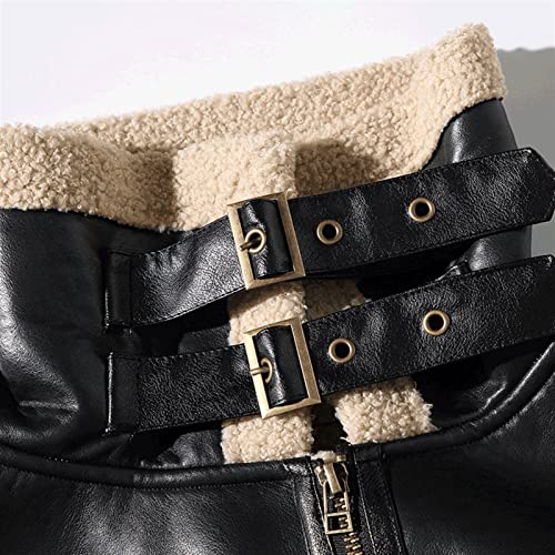 CHUNYU Retro American Plus Size Lederen Jas Casual Heren Warm Jas Herfst en Winter - Image 3