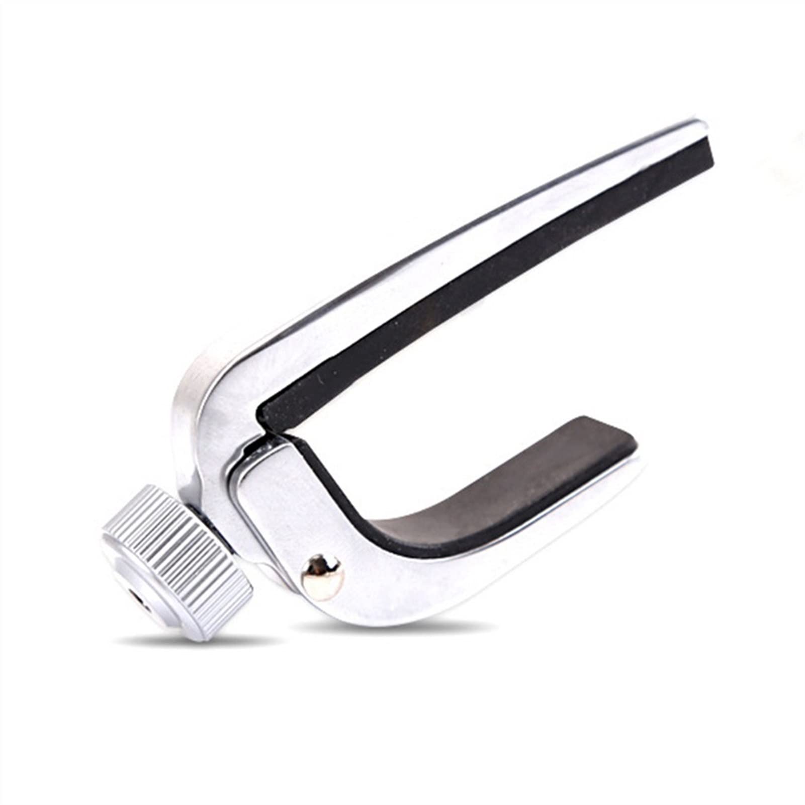 TSTS TST Change Tune Clamp Key Trigger Capo Clip Cool Folk Chitarra Elettrica Acustica Bassi Capotasto Strumento Sostituzione Riparazione Chitarra (Color : Silver)