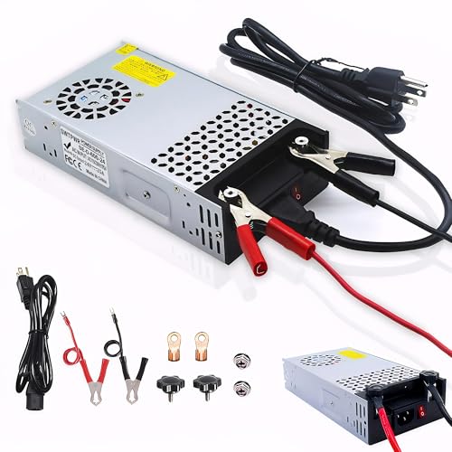 Image of New Upgraded DIY SMPS 110V AC to DC 24V 25A 600W Power Supply, 24V Power Supply,110V to 24V Converter Voltage Transformer for Motor Pump CCTV 3D Printer Air Compressor Led (24V-25Amp-600W, 24V)