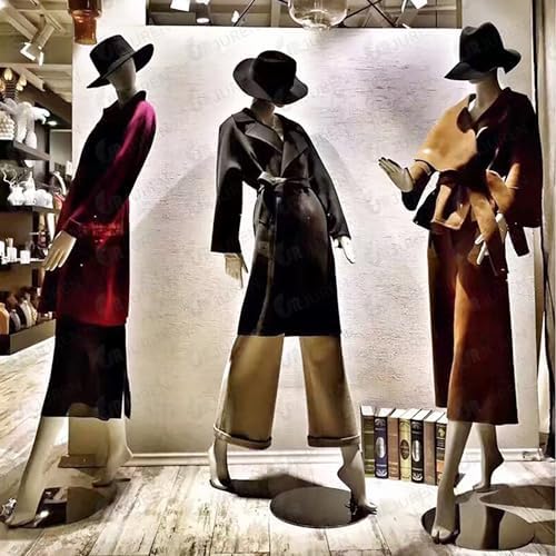 Ganzkörper-Mannequin, leicht, kurvig, Torso für Fenster, perfekt für Mäntel und Kleider