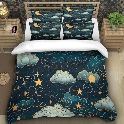 Parure de lit microfibre pour chambre d'adolescent thème espace - 5