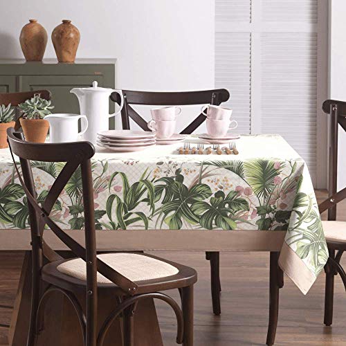 Toalha de Mesa Redonda Silvestre Floral 160x0cm 4 lugares Karsten