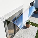 【PROTECCIÓN UV & SILENCIOSO】- Superficie con protección UV que bloquea el 99% de rayos dañinos y evita el amarilleo. A diferencia del metal ruidoso, nuestro material es silencioso bajo la lluvia (bajos decibelios), garantizando un descanso tranquilo sin ruidos molestos