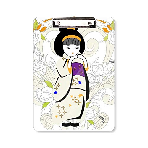 Porte-bloc avec motif kimono japonais A4 finitions haut de gamme