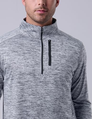 Pull performant homme à quart de zip pour le sport au quotidien