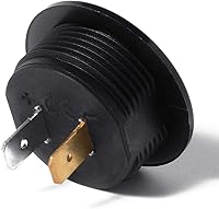 Vista 3 de ZYTC Mini voltímetro impermeable con pantalla digital LED, medidor de voltaje DC 12V-24V universal para coche/motocicleta/camión (azul)