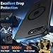 Cum2giff Magnetic for iPhone 8 Plus case, 7 Plus Case with Screen Protector [Compatible with MagSafe] Military Grade Drop Protection Shockproof Slim Thin Phone Cover for iPhone 8plus/7plus 5.5