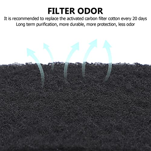UKCOCO 9 Unidades Comprimidos Desodorizantes Para Gatos Filtros De Bandejas De Lixo Filtros De Contr