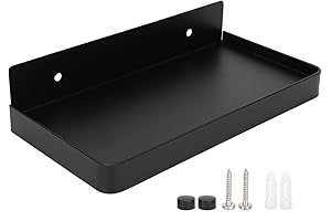 Bathroom Cell Phone Shelf - Black