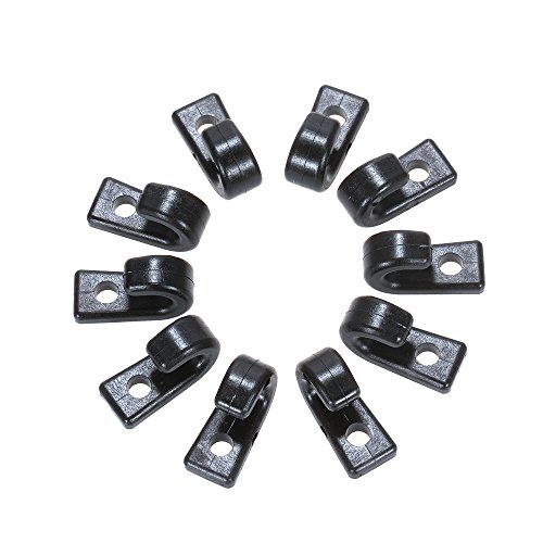 Kayak Hook, Andoer 50pcs Nylon Bungee Lashing Shock Cord J Ganchos Gancho de Amarração para Caiaques