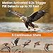 XTU WiFi Trail Camera Solar, 4K 64MP Trail Cam with Night Vision Motion Activated 0.2s Trigger, Game Camera with 850nm Low Glow Infrared LEDs Outdoor, IP66 Waterproof