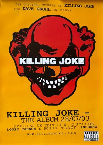 Killing Joke poster mural 48x68 cm impression haute fidélité