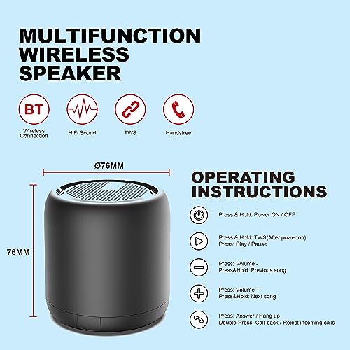 FAYAZ Bluetooth Speaker - 24-Hour Playtime, IPX4 Waterproof - Image 3