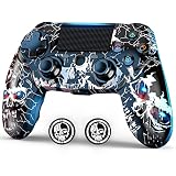 XISOGUU Wireless Controller for Playstation 4, Wireless Controller for PS4/Pro/Slim/, with Double Sh