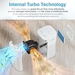 24" Windowless Portable Air Conditioner, 15H Timer & 120°Oscillation, 3-IN-1 Portable AC Unit with Remote, 2-Gal Tank, 3 Modes & 3 Speeds, Ultra-Quiet Ventless Swamp Cooler for Room Home Office, Ivory - Image 3