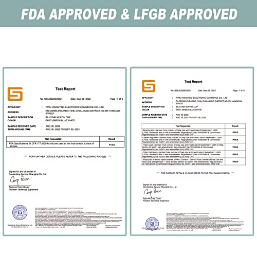 Foto von VEYLIN Muffinform Silikon, 24pcs Muffinförmchen, 4 Farben Silikon Muffinförmchen