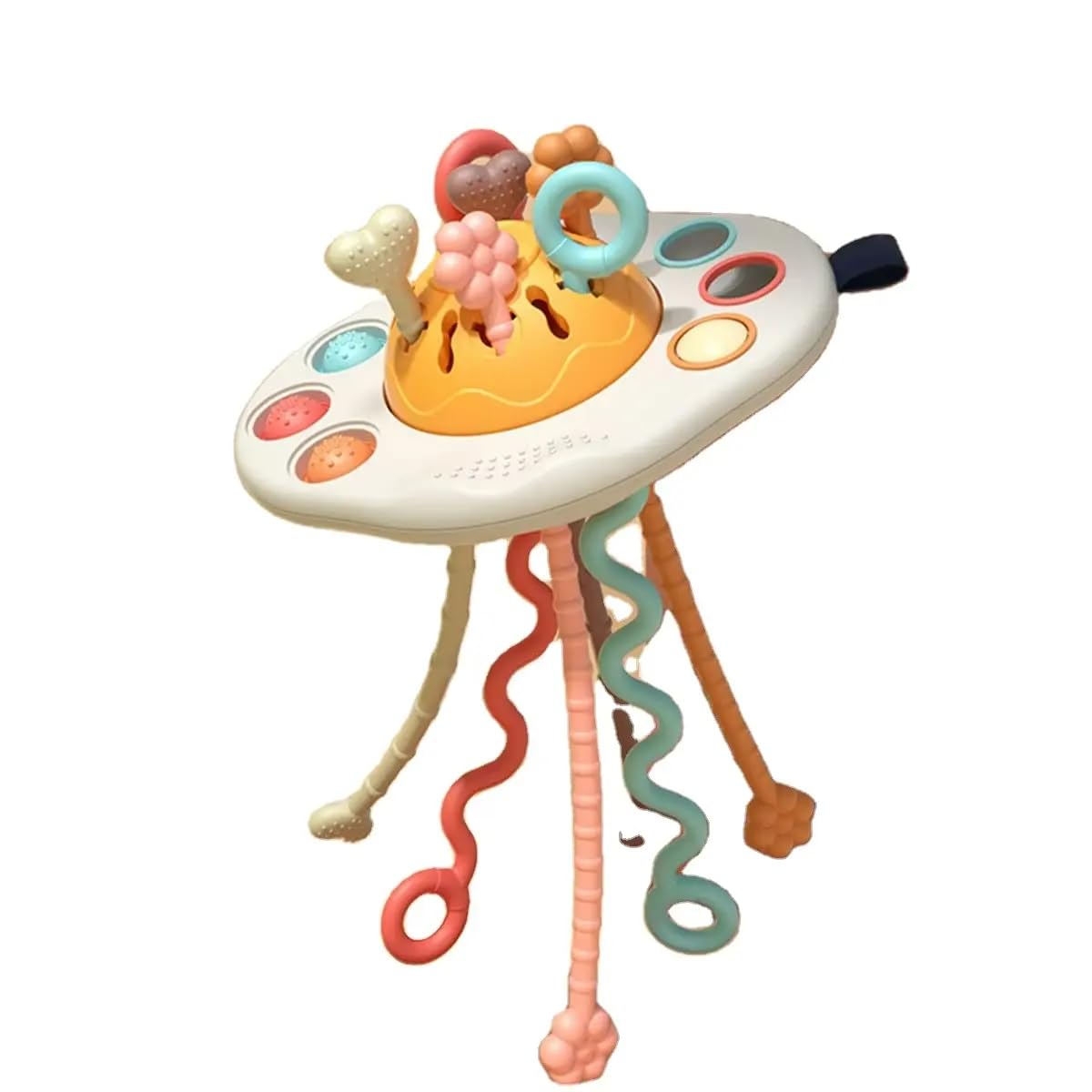 Cable World Pull String Toy - Montessori Toys for 1 Year Old Boy, Toddler Fidget Sensory Airplane Travel Toys for Toddlers 1-3 - Toddler Stocking Stuffers One Year Old Boy Birthday Gift