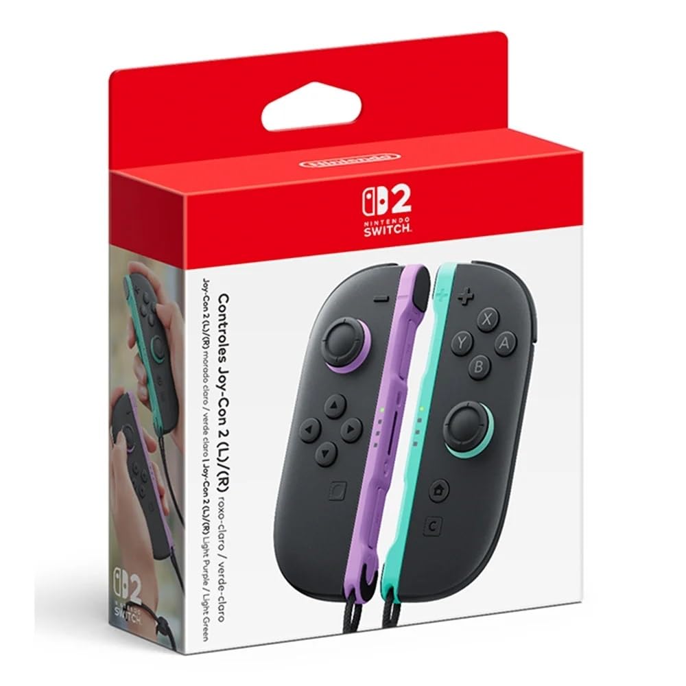 Nintendo Switch 2 Joy-Con Pair Light Purple / Light Green : Amazon